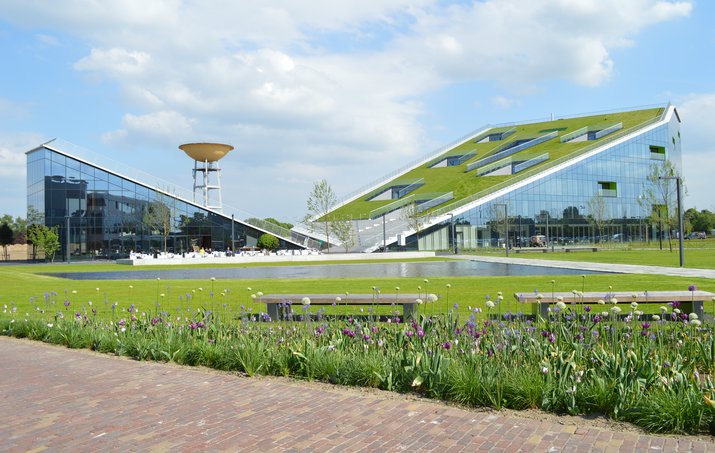 Referenzobjekt Schrägdach Corda Campus Hasselt / Belgien